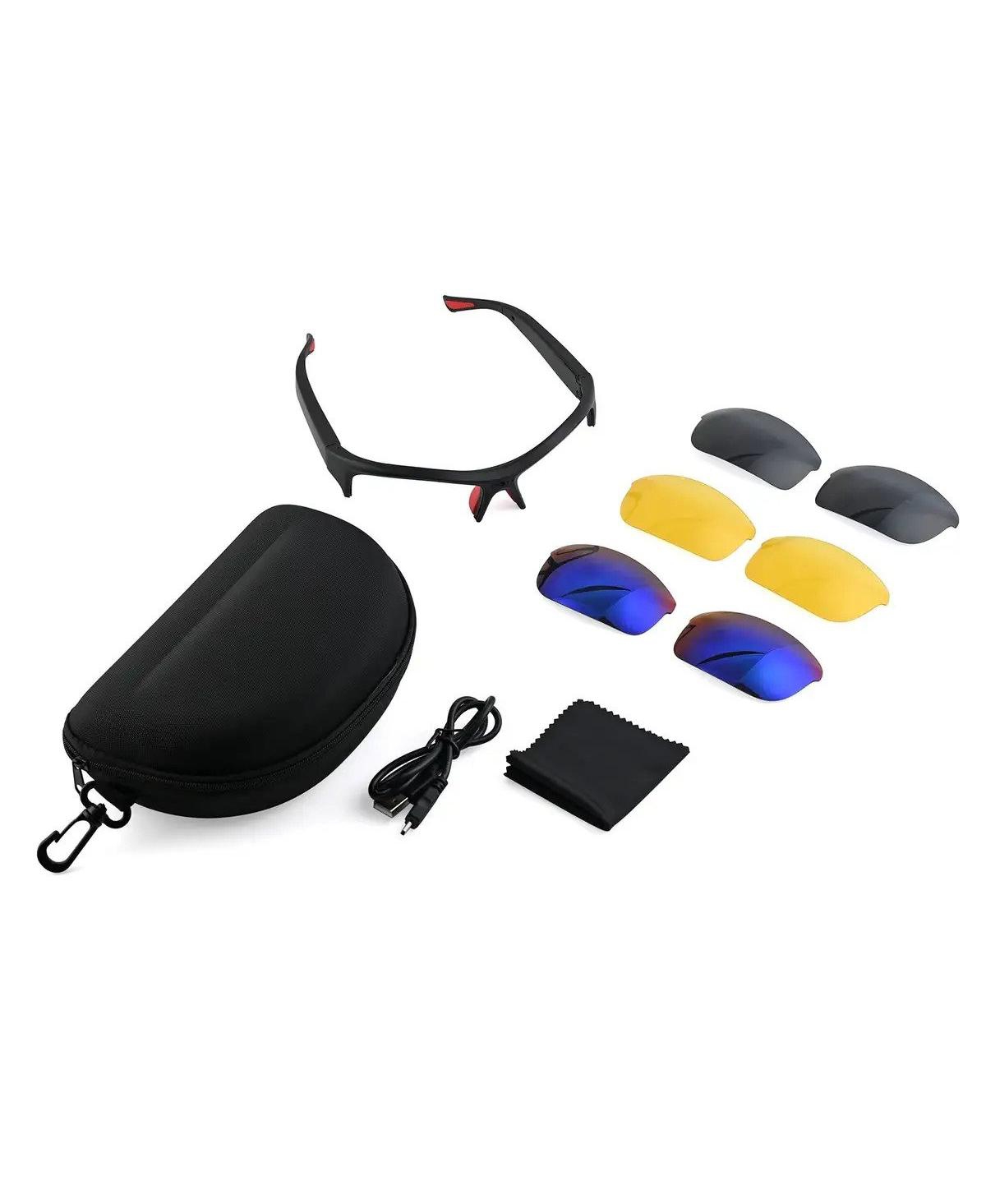 Capture Recording Sun Glasses - Black