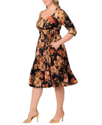 Plus Size Royal Sweetheart Cocktail Dress