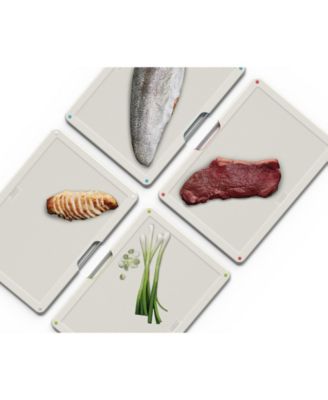 Folio Steel 4-Pc. Cutting Board Set