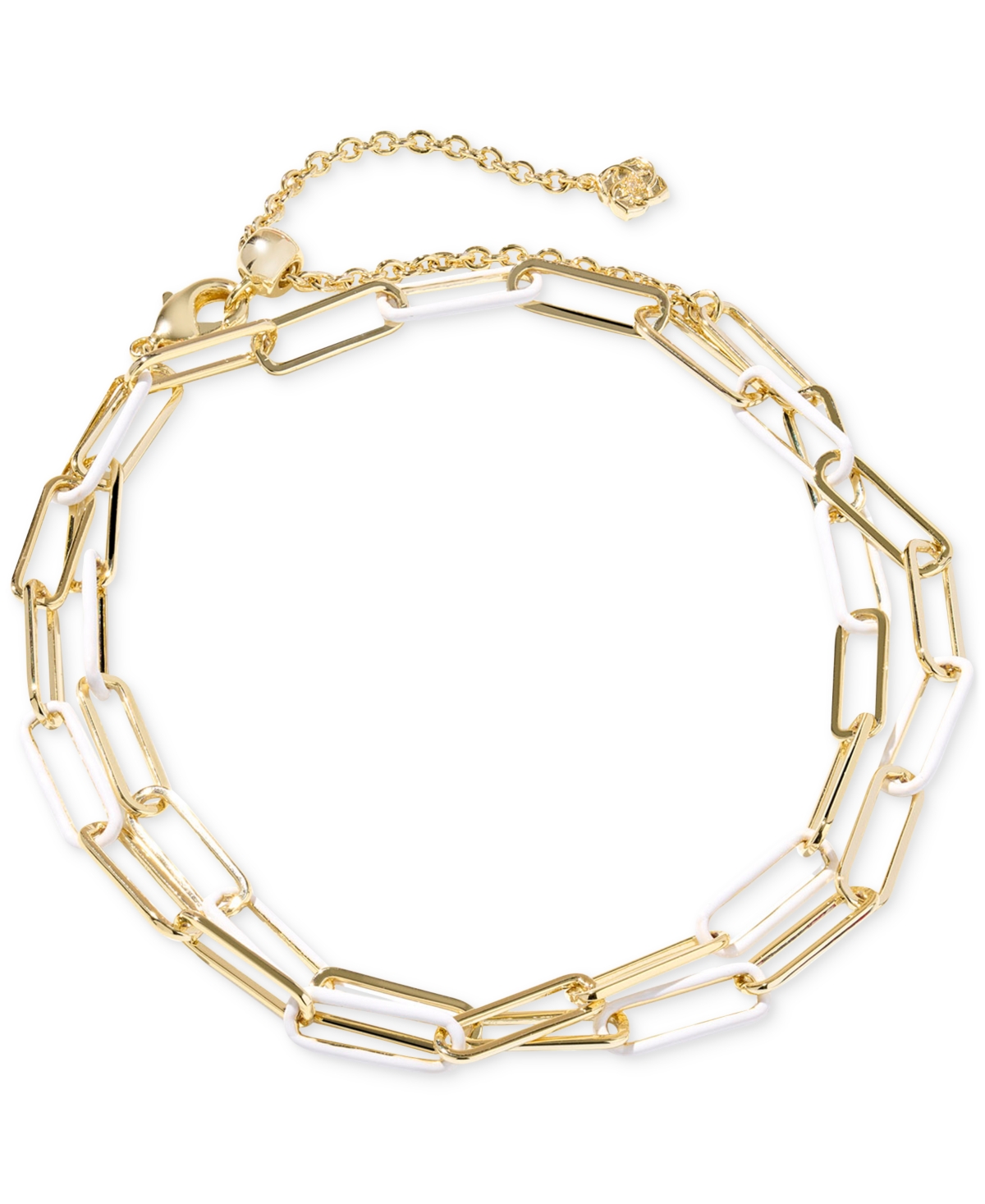 Kendra Scott Ainsley Convertible Chain Necklace, 20" + 3" Extender In White
