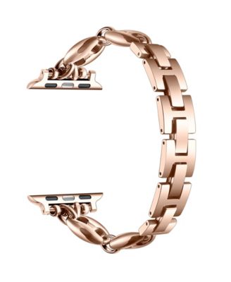 Poppy Stainless Steel Link Band for Apple Watch