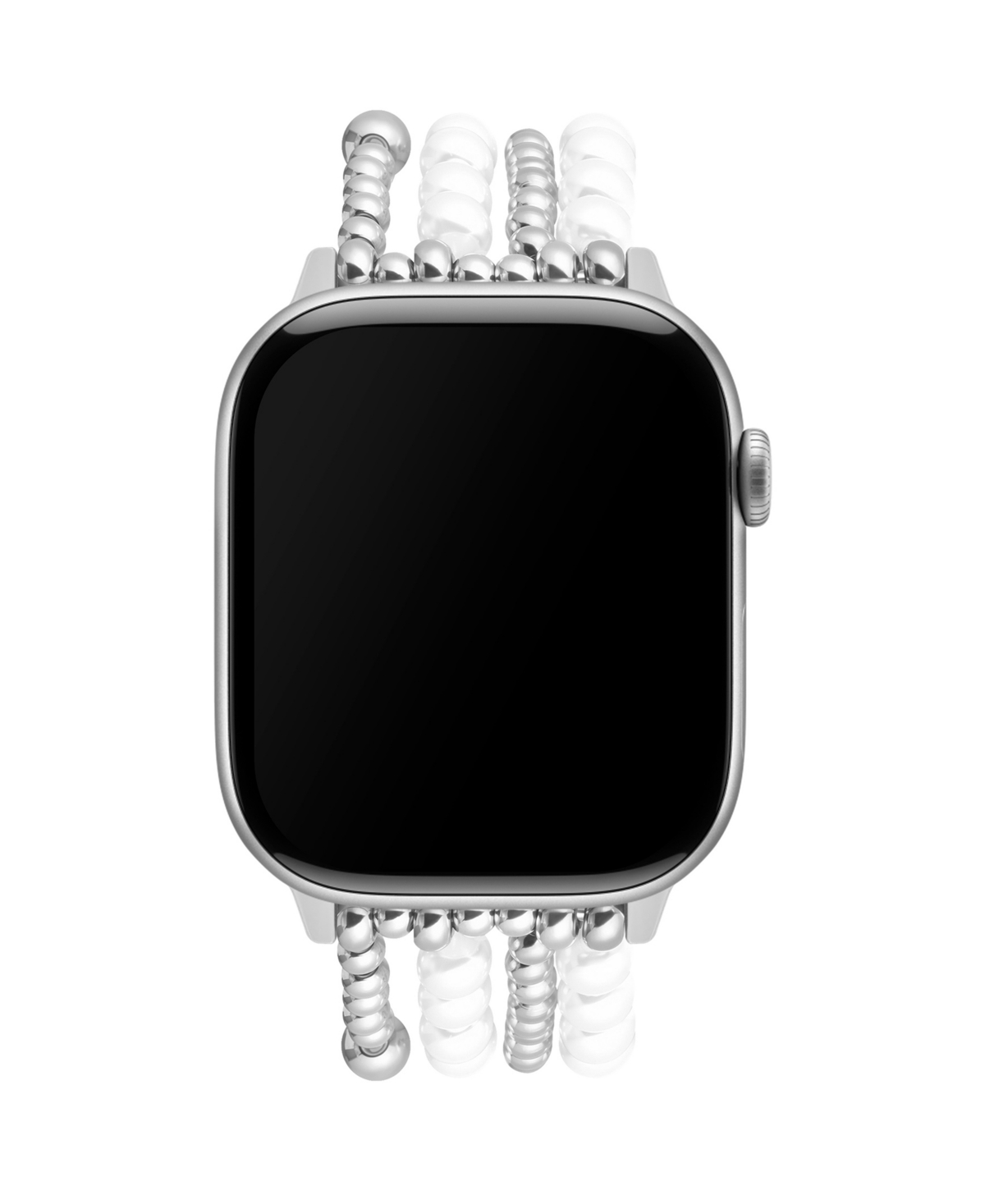 Penny Beaded Band for Apple Watch - Silver