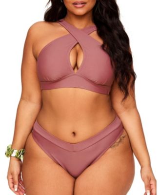 Plus Size Demi Swimwear Bra Top