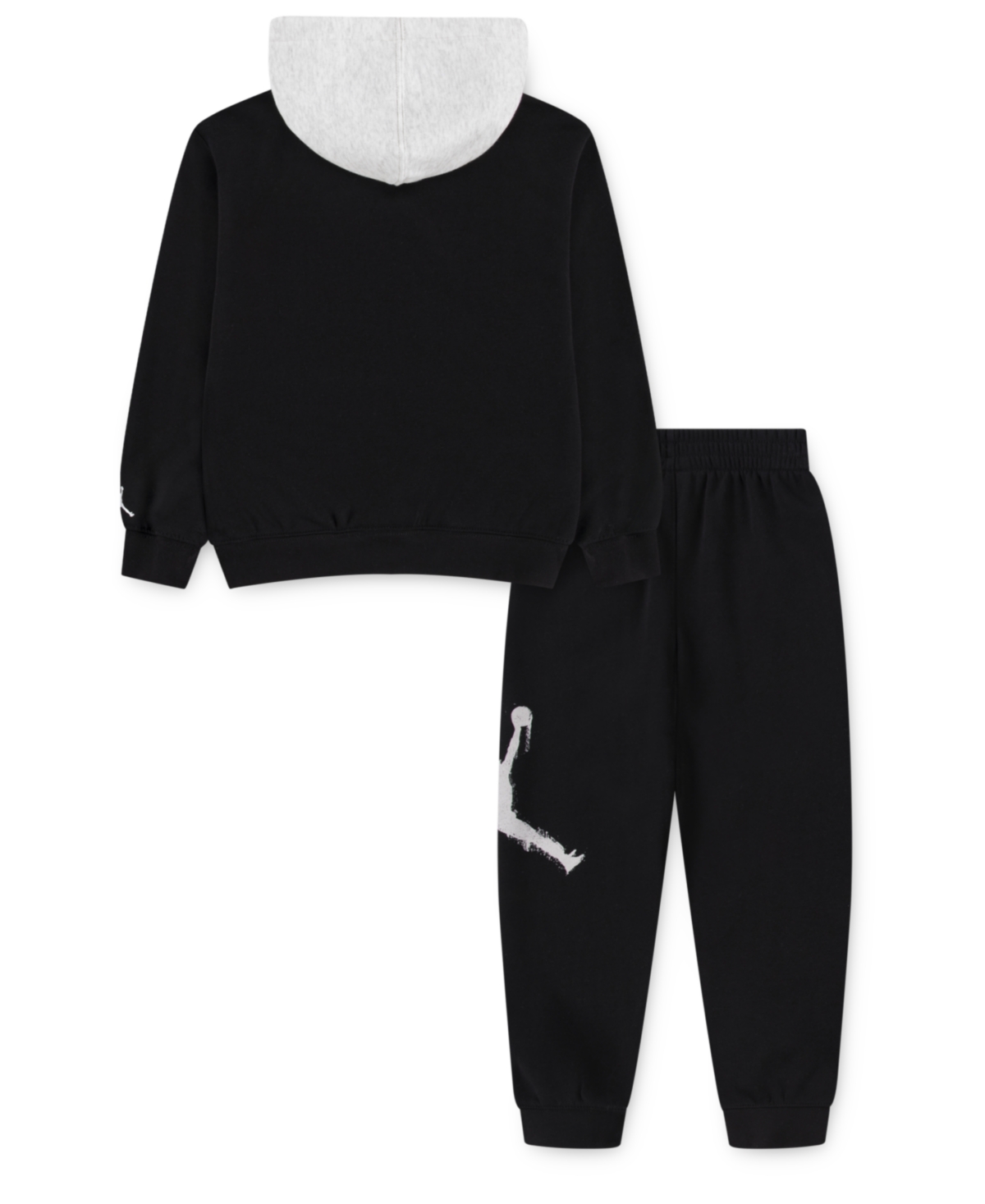 Jordan Kids' Mj Mvp Fleece Hoodie & Joggers Set In Black
