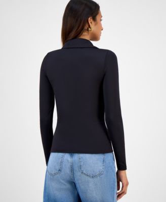 Women's Ruched Polo Top, Macy's Exclusive 