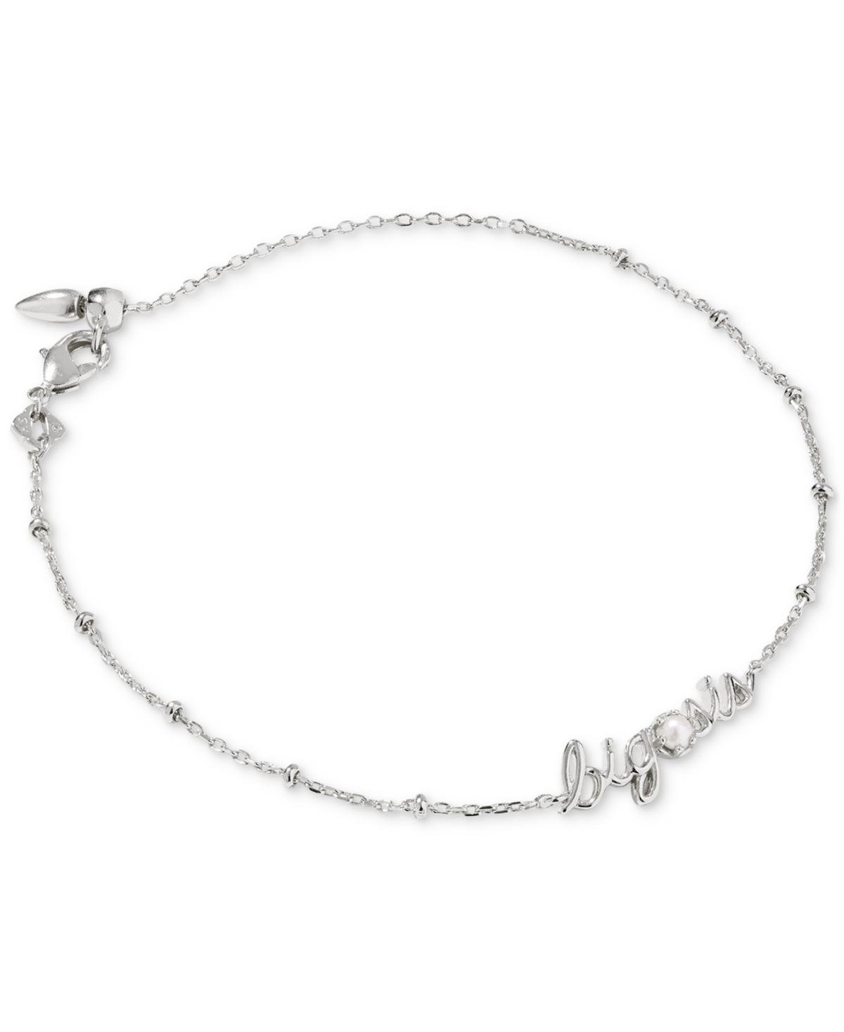 Kendra Scott Big Sis Delicate Chain Bracelet In White