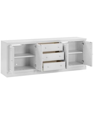 85" Wooden Amren 4 Doors Console Table