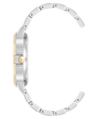 Women's Quartz Classic Silver-Tone and Gold-Tone Metal Alloy Watch, 35mm