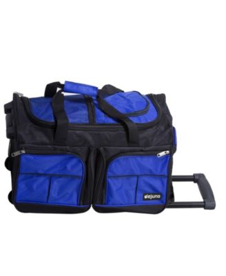 Dejuno Expedition Pro 20-Inch Carry-On Rolling Duffle Bag