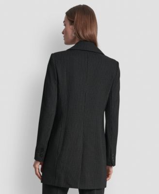 Women's Elizabeth Striped One Button Topper Jacket