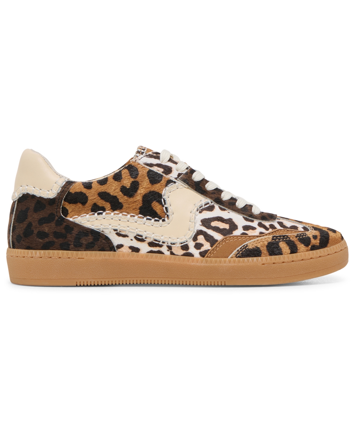 Dolce Vita Women's Notice Stitch Low-profile Lace-up Sneakers In Animal Print
