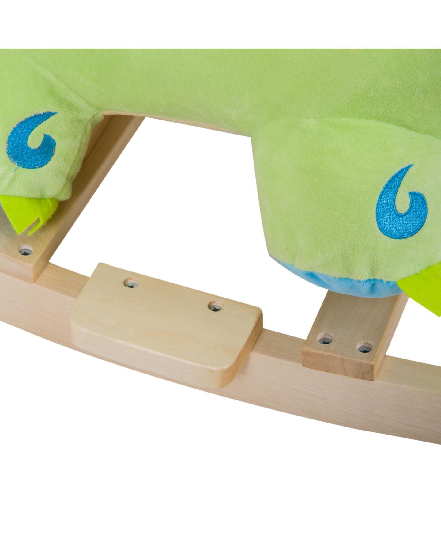 Детская игрушка Qaba Rocking Dinosaur with Realistic Sounds Rocker, 66 lb. Capacity, Ages 18 Months+ — фото 7