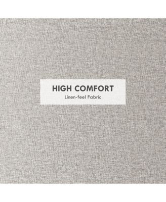 Round Storage Ottoman Table with Flip Top Tray,