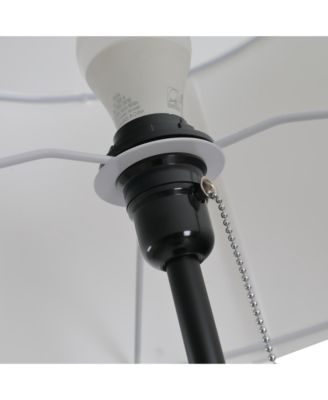 59.75" Sding Floor Lamp Fabric Lampshade Steel Tripod,