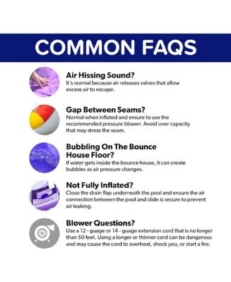 HeroKiddo Jelly Bean Castle Commercial Grade Bounce House Water Slide with Splash Pool (with Blower), Kids and Adults, Basketball Hoop, Wet Dry Combo, Inflatable, Outdoor Indoor, Birthday Party