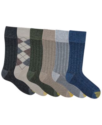 Men's 6-pack Cambridge Solid Crew Socks