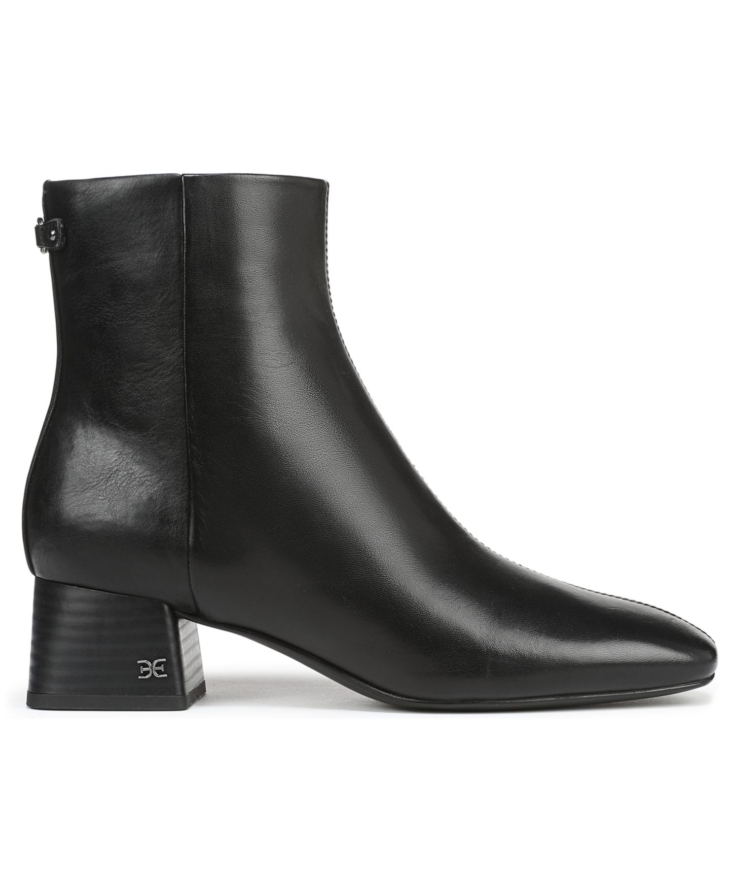 Женские ботинки Sam Edelman Paige Zipper Booties, цвет: Чёрный кожаный — фото 2