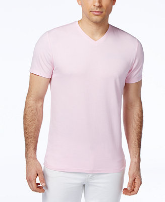 Alfani Men's Stretch Slim Fit V-Neck T-Shirt, Created for Macy's - T ...