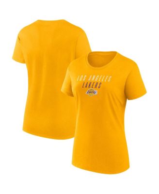 Fanatics - Women's Gold Los Angeles Lakers T-Shirt