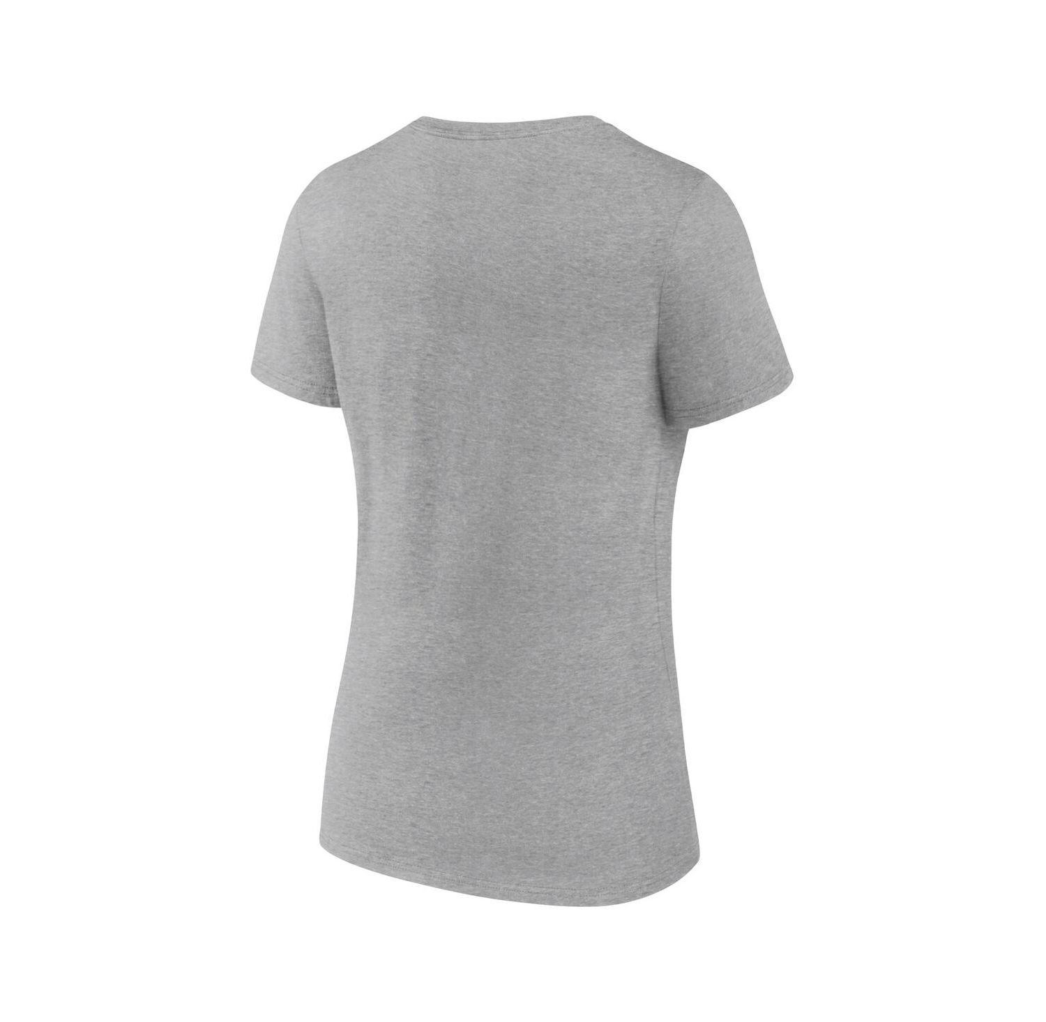 Women's Steel Sporting Kansas City Logo V-Neck T-Shirt