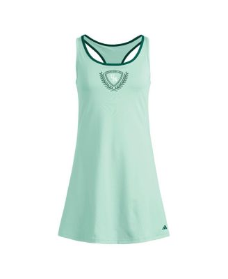 Women's Green Miami Hurricanes Spring Fling Active Racerback Skort Dress
