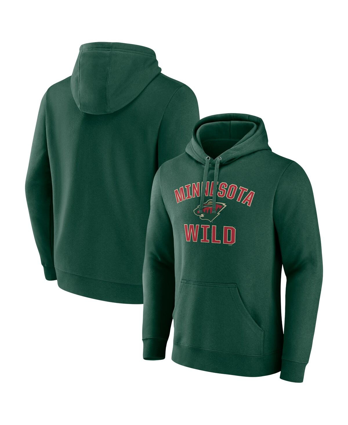 Men's Green Minnesota Wild Victory Arch Pullover Hoodie - Green