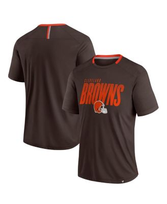 Fanatics - Men's Brown Cleveland Browns Defender Fade Slant T-Shirt