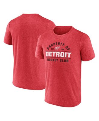 Fanatics - Men's Heather Red Detroit Red Wings Property Of T-Shirt