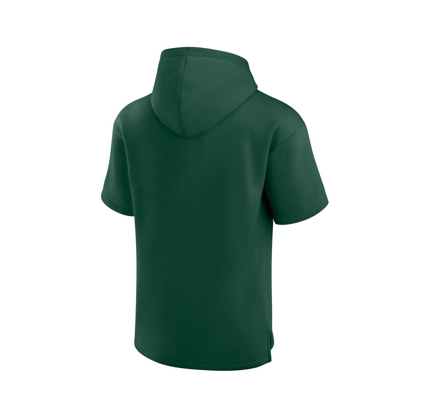 Men's Green Michigan State Spartans Ready Short Sleeve Pullover Hoodie