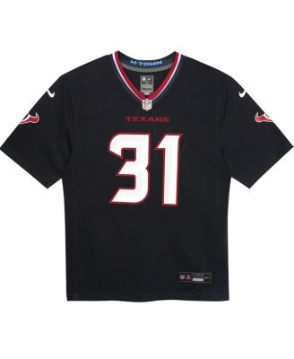 Baby Boys and Girls Dameon Pierce Navy Houston Texans Team Player Game Jersey