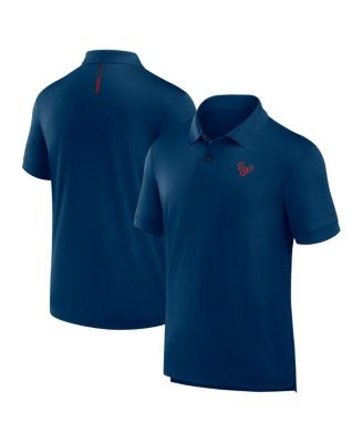 Fanatics - Men's Navy Houston Texans Front Office Move Mono Polo Shirt