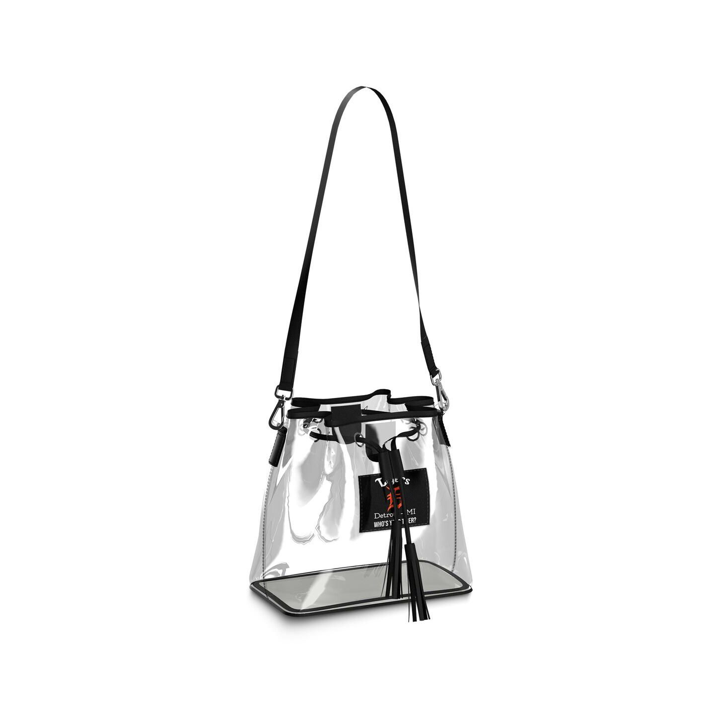 Женская сумка WEAR by Erin Andrews Detroit Tigers Clear Stadium Bucket Purse — фото 1