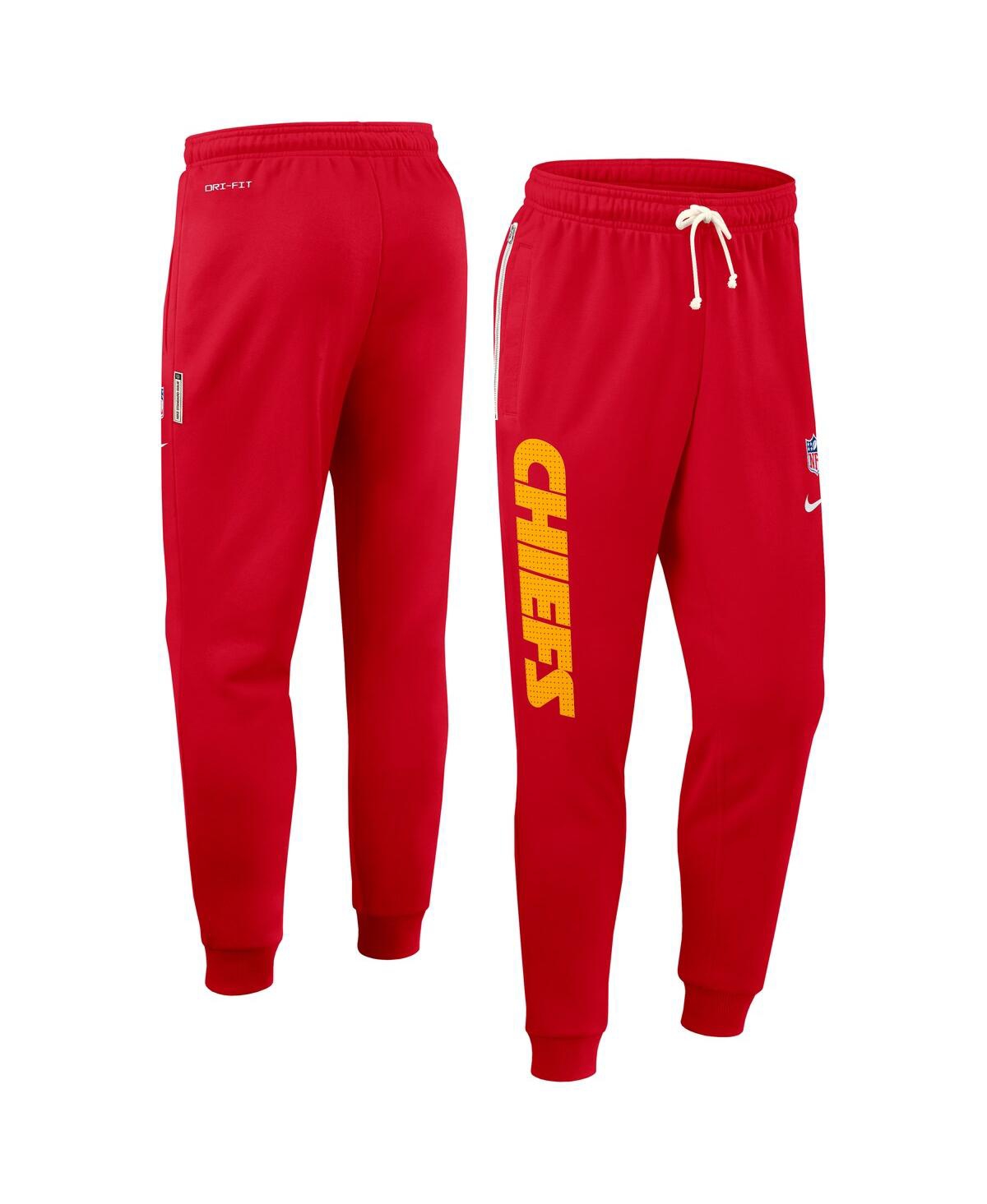 Nike Red Kansas City Chiefs Sideline Standard Issue Ground Game Dri-fit Taper Pants In Red