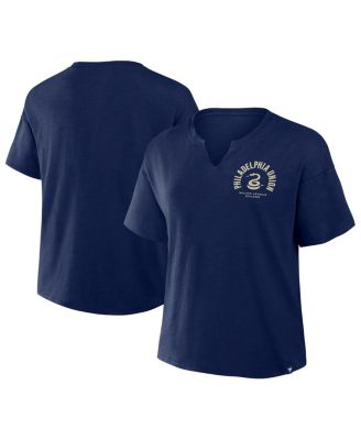 Fanatics - Women's Navy Philadelphia Union Bicycle Kick Stadium Slub T-Shirt