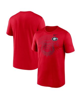 Nike - Men's Red Georgia Bulldogs Campus Shadow Legend Performance T-Shirt