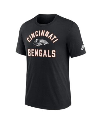 Men's Black Cincinnati Bengals Favorable Timeline Tri-Blend T-Shirt