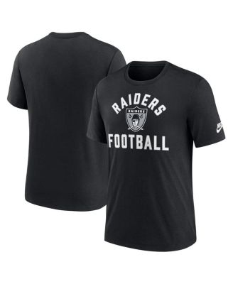 Nike - Men's Black Las Vegas Raiders Favorable Timeline Tri-Blend T-Shirt