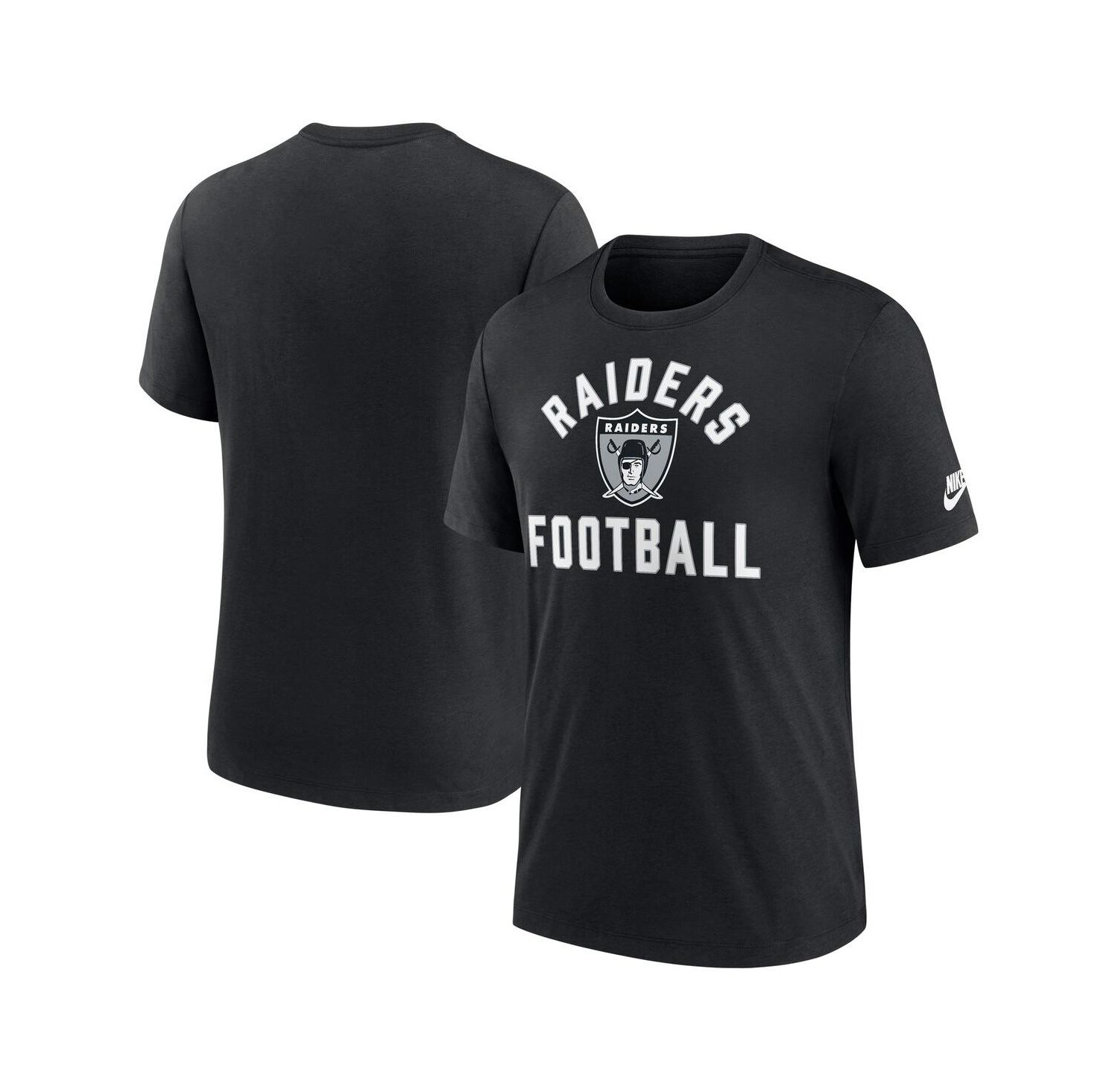 Men's Black Las Vegas Raiders Favorable Timeline Tri-Blend T-Shirt