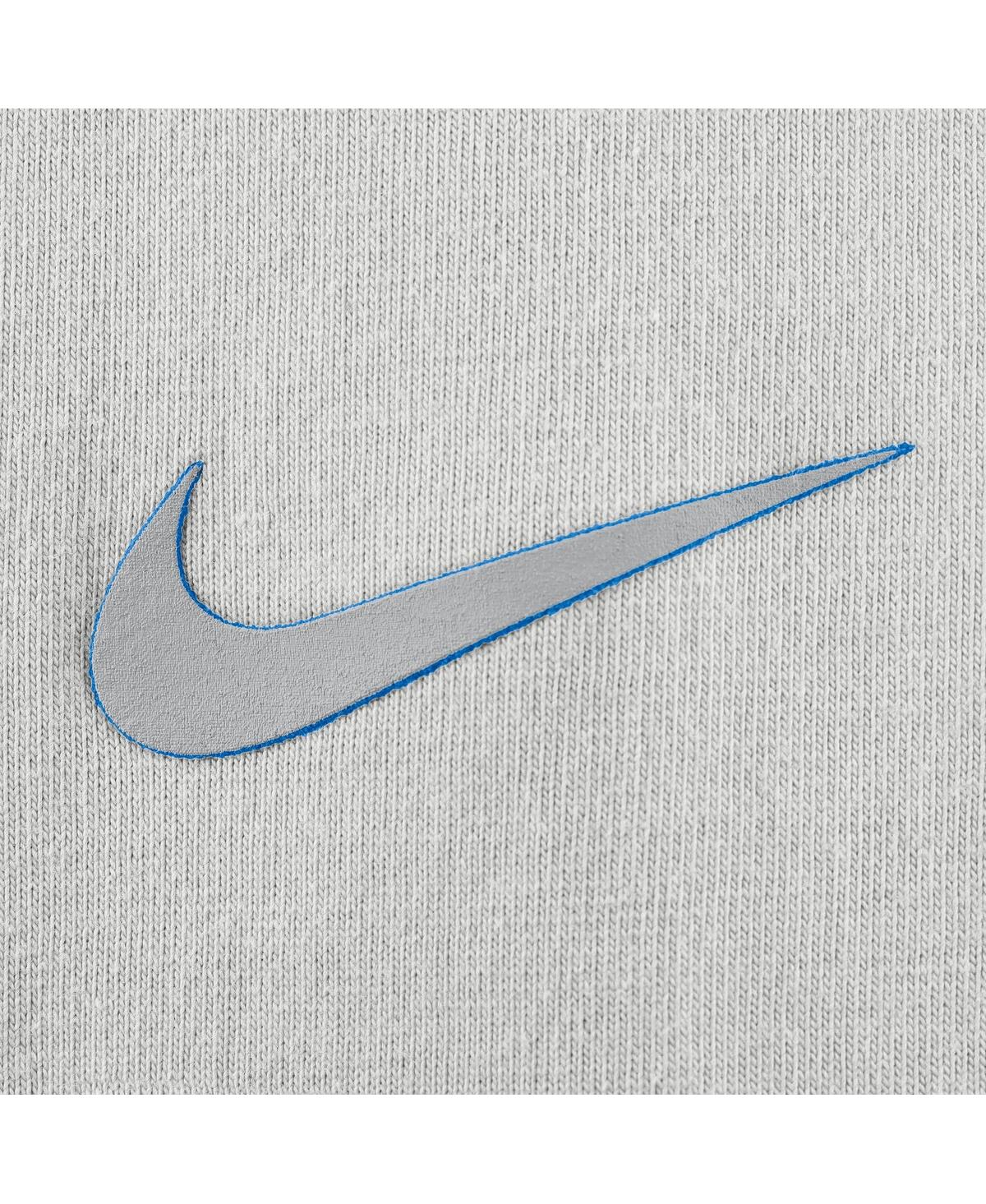Nike Gray Detroit Lions Essential Heavy Max90 Long Sleeve T-shirt In Gray
