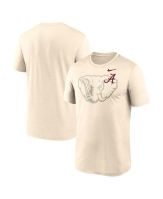 Nike - Men's Natural Alabama Crimson Tide Campus Shadow Legend Performance T-Shirt