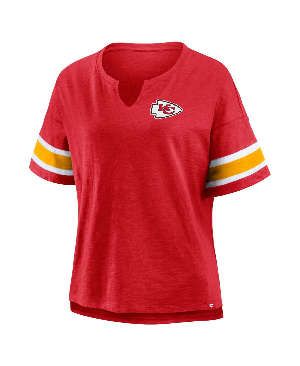 Fanatics Women's Red Kansas City Chiefs Redzone Curl Route T-shirt In Red