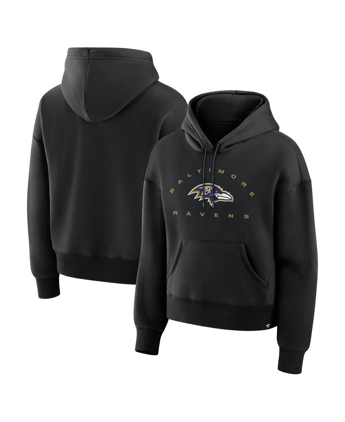 Women's Black Baltimore Ravens Eligible Receiver Legacy Pullover Hoodie - Black
