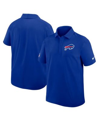 Men's Royal Buffalo Bills Sideline City Pride Woven Performance Polo Shirt