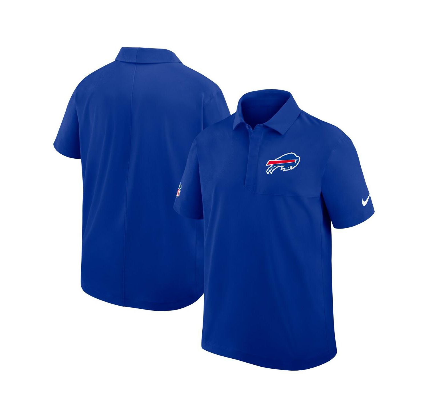 Men's Royal Buffalo Bills Sideline City Pride Woven Performance Polo Shirt