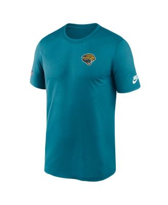 Men's Teal Jacksonville Jaguars Sideline Alt Pack Small Logo Legend Performance T-Shirt