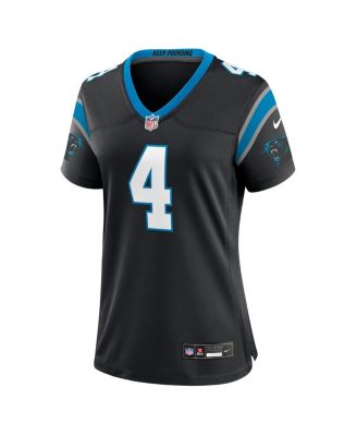 Women's Tetairoa McMillan Black Carolina Panthers Team Game Jersey