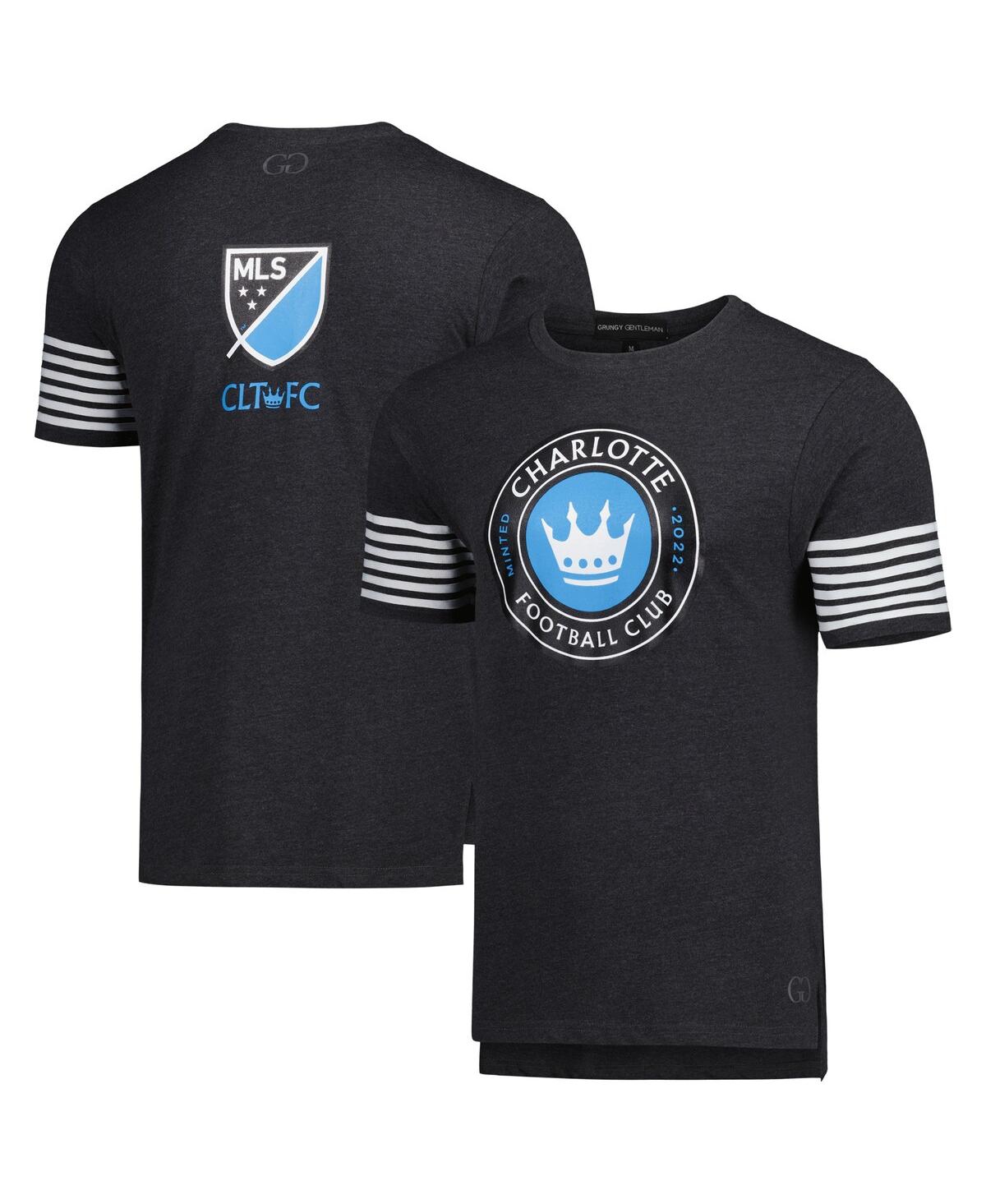 Grungy Gentleman Men's Charcoal Charlotte Fc T-shirt In Gray
