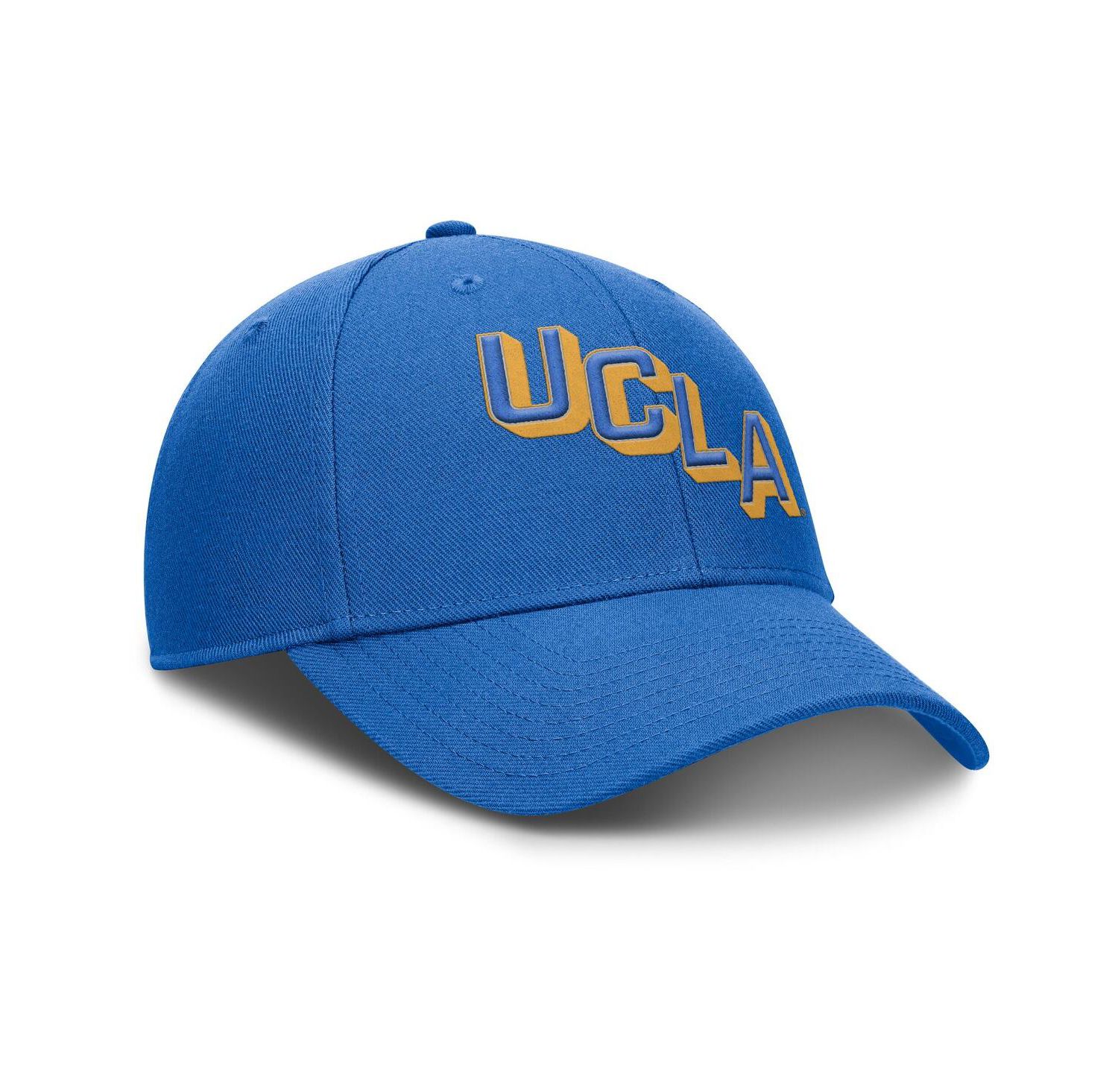 Men's Blue UCLA Bruins Slanted Primetime Rise Performance Adjustable Hat