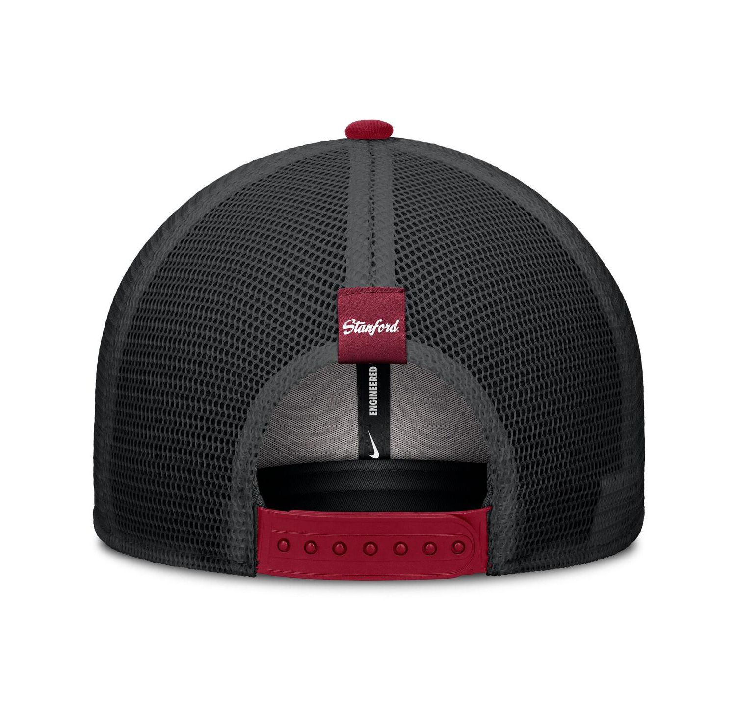 Men's Cardinal/Black Stanford Cardinal Legacy Arch Rise Performance Trucker Adjustable Hat