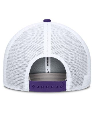 Men's Purple/White LSU Tigers Rise Primetime Performance Trucker Adjustable Hat